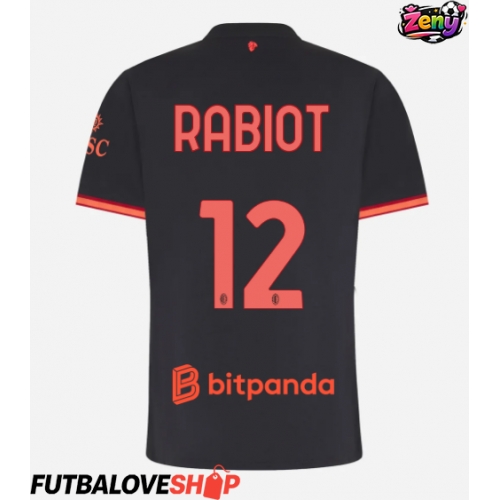 Dres AC Milan Adrien Rabiot #12 Tretina pre Ženy 2026-27 Krátky Rukáv
